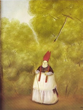 Arzobispo Perdido en el Bosque Fernando Botero Pinturas al óleo